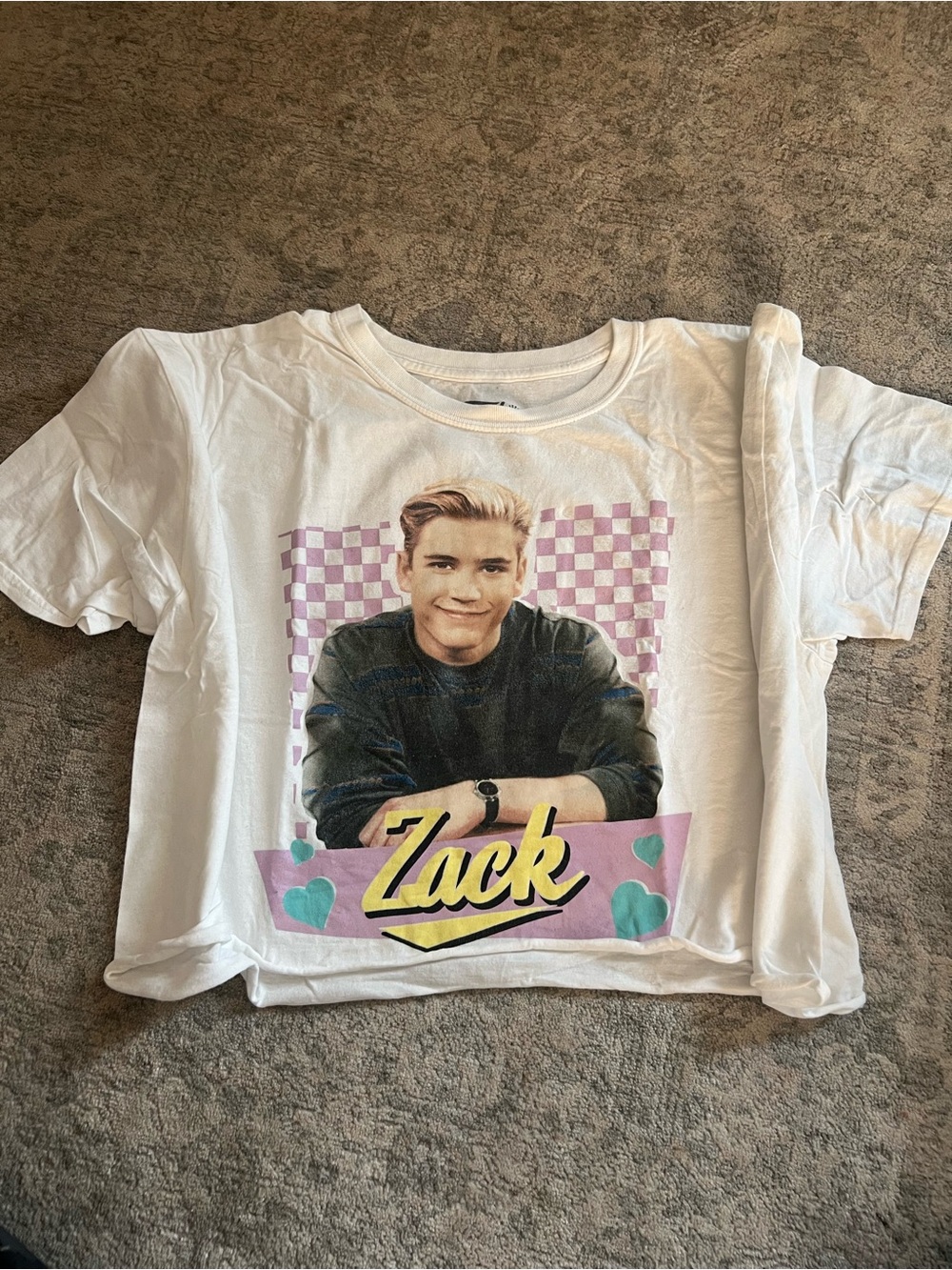 Funko White Women’s Tee - Saved by the Bell - Zack Morris